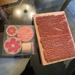 Wooden stamp set